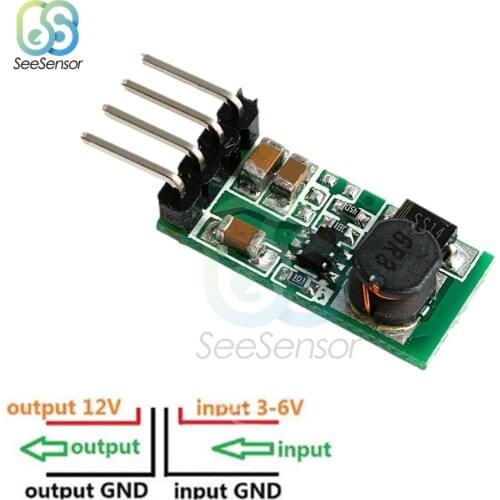 DC 3.3V 3.7V 5V 6V to 12V Step up Boost Power Supply Module Voltage Regulator Converter