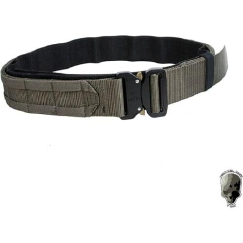 RG 1.75 Inch Tactical CS Outdoor Military Army Fighter Belt Black Hunting Shooter Belt