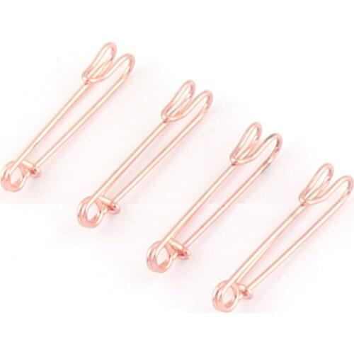 Rose Gold Safety Pin Broochs Small Kilt Skirt Blanket Shawl Scarf Safety Pins Bouquet Charm Boutonniere Pendant Safety Pin