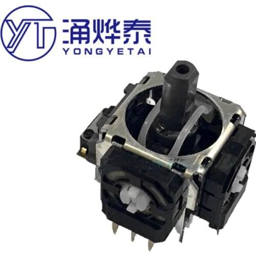 YYT 2PCS Game console PS4 handle rocker potentiometer 3D rocker B10K RKJXV1224005,1PCS Switch+1PCS cap=1set