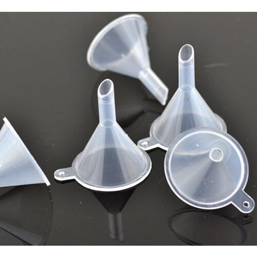 1/2/5/10 Pcs/lot Plastic Small Funnels For Perfume Liquid Essential Oil Filling Empty Bottle Packing Tool Lab Supplies