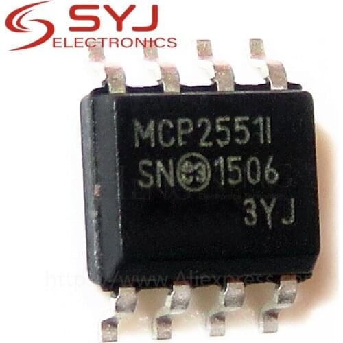 10pcs/lot MCP2551-I/SN MCP2551 SOP-8 In Stock