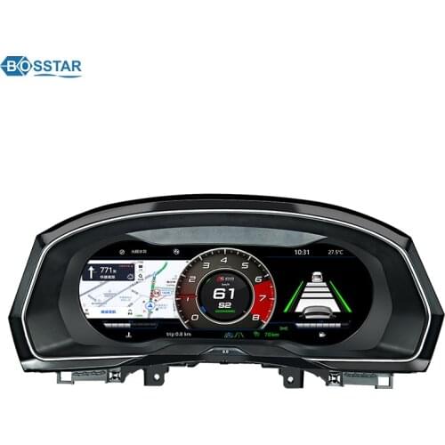 12.3 inch digital instrument Linux System car cluster for VW Passat 2015-2020 Speedometer auto meter