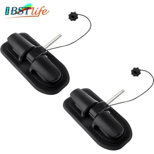 2X Black Oar Lock Patch Anchor Holder Replacement for Rowing Inflatable Boat Kayak Raft Dinghy Tie off Patch Wheel Accessories