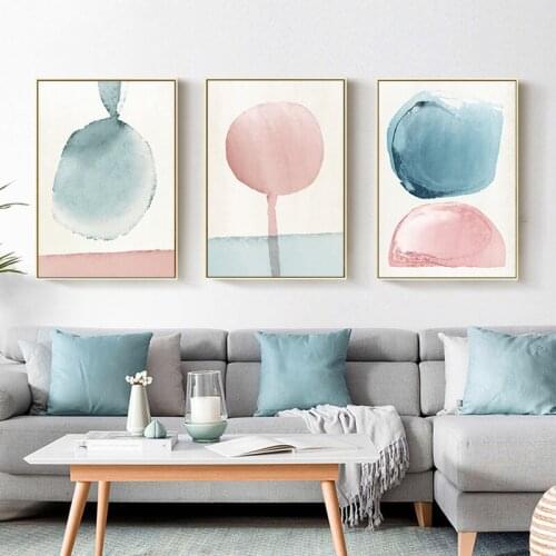 Abstract Wall Art Ordinary Graphic Watercolor Paintings Nordic Canvas Posters and Prints Living Room Bedroom Corridor Decoration
