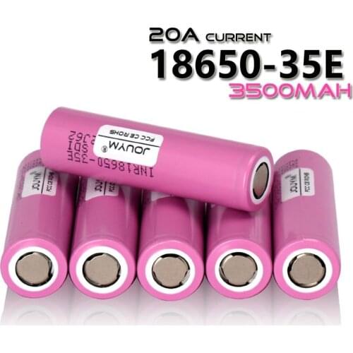 Rechargeable Battery 18650 35E original power 18650 lithium battery 3500mAh 3.7v 25A high power INR18650 for electrical tools