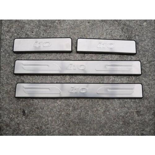 For Hyundai I10 2013-2020 stainless steel car threshold guard anti-scratch protection car accessories