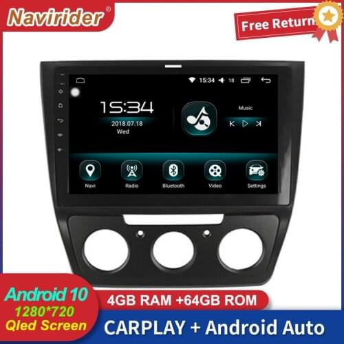2Din Car Stereo with Screen Android 10 Multimedia For Skoda YETI 2014 2017 GPS Car Radio Video Carplay Head Unit