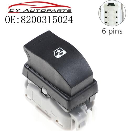 For Renault Megane 2 Scenic 2 Laguna 2 Window Regulator Switch Unit Rear Power Window Switch Control Button 8200315024