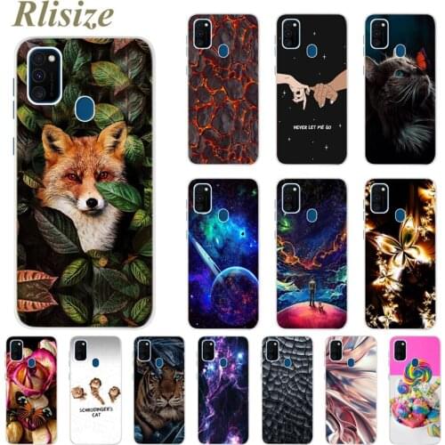 For Samsung M21 Case M 21 SM-M215F Soft Silicone Cute Fashion Phone Cases on For Samsung Galaxy M21 M215G Back Cover Slim Fundas