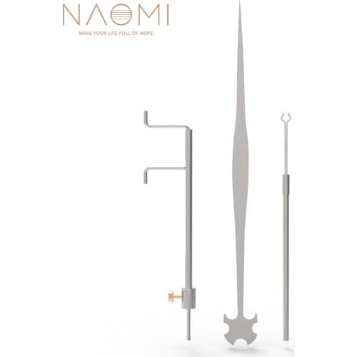 NAOMI Cello Luthier Tools Sound Post Gauge Measurer Retriever Clip SET Violin Family Parts & Accessories For Cello New