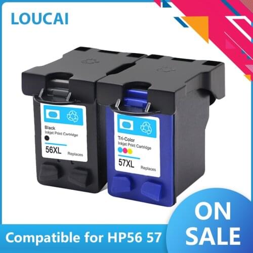 LuoCai compatible ink cartridges For HP56 For HP57 For HP 56 57 XL Deskjet 5150 5550 5650 7760 9650 PSC 1315 1350 2110 2210 2410