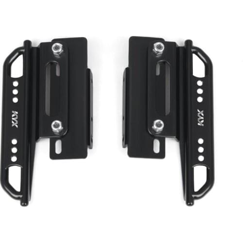 KYX Racing Metal Side Step Running Boards Foot-Plate Upgrades Parts Accessories for RC Crawler Car Axial SCX24 JLU Jeep AXI00002