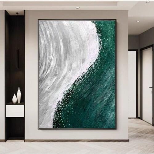 Minimalist Wall Art Oil Painting Texture Canvas Painting Abstract Posters and Postmodern Wall Picture Room Decor No Frame