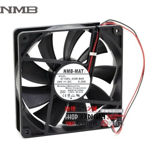 Original For NMB 4710KL-05W-B40 12025 24V 0.29A 12CM inverter fan