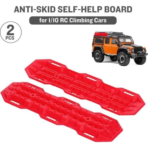 2PCS Plastic Sand Ladder Recovery Ramps Board for 1:10 Climbing Car RC Crawler Models Spare Parts