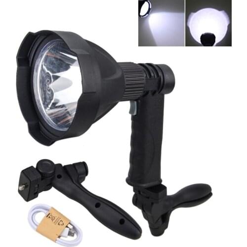 Led Portable Spotlight Work Light Multifunctional 20W 1000 lumens Portable light Rechargeable Flashlight For Hunting Camping