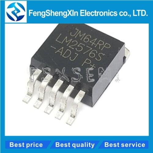 100pcs/lot LM2576S-ADJ LM2576-ADJ TO-263-5 Adjustable voltage regulator chip