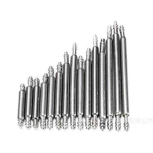 Diameter 1.78mm 100pcs full Stainless Steel Watch Band Spring Bars Strap Pin Repair Tools Link Pins Repair Watchmaker 20mm 22mm