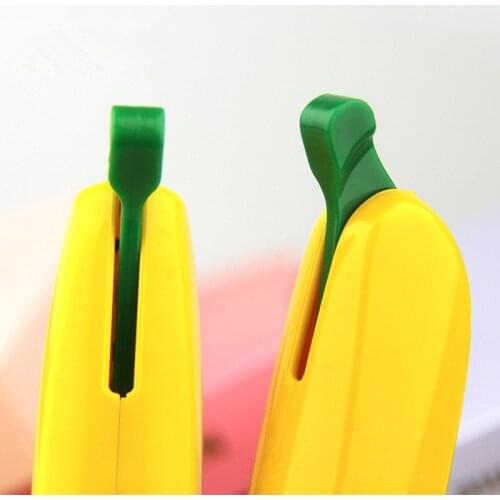 36PCS Creative Stationery Banana Modeling Ballpoint Pen Simulation Press Plastic Banana Pen Back To School