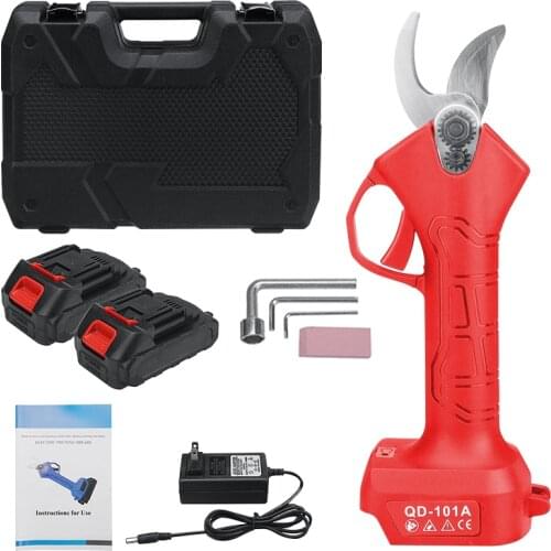 21V Cordless Electric Pruning Shears 30mm Max Cutting Garden Pruner with Lithium-ion Battery Garden Tool for 18V Makita Battery