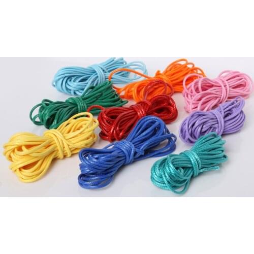 Most Fashion 80meters/roll 2mm Thread Round beading wire String cord findings For DIY fashion Bracelets Necklace Craft making