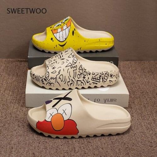 Summer Women Heel Slippers Fashion Thick Serrated Sole Non-Slip Vacation Ladies Sandals Slides Indoor Lovers Platform Shoes