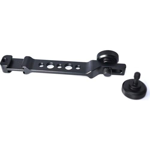 Extension Arm Dual Cold Shoe Monitor Mount Bracket for Moza Mini-Mi air 2