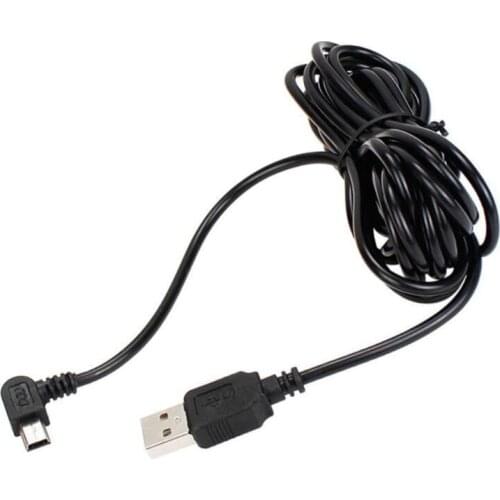 3.5M USB Type-A to Mini 5Pin Right Angle Charging Cable for GPS Navigator 37MC