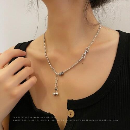 Womens Neck Chain Stainless Steel Trend Cherry Pendant Necklaces Female Accessories Simplicity Body Jewelry Women Necklace