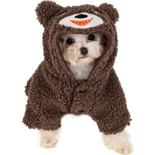 Winter Dog Clothes Jumpsuit Warm Pet Outfit Doggie Puppy Small Dog Costume Apparel Overalls Yorkie Pomeranian Poodle Dog Coat