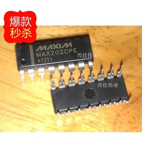 10PCS New MAX202 MAX202CPE MAX202EPE DIP16 spot