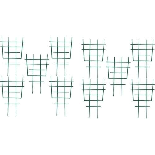 10 Pcs Climbing Plants Support Mini Plastic Plant Trellis DIY Garden Potted Growing Support for Climbing Plants Vine
