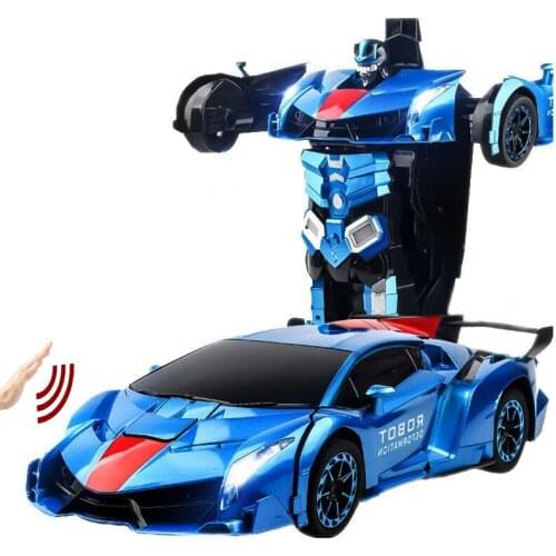 2.4Ghz Induction Transformation RC Car 1:12 Car Gesture Sensing Deformation Remote Control Fighting Robots Modles Toys for Boys