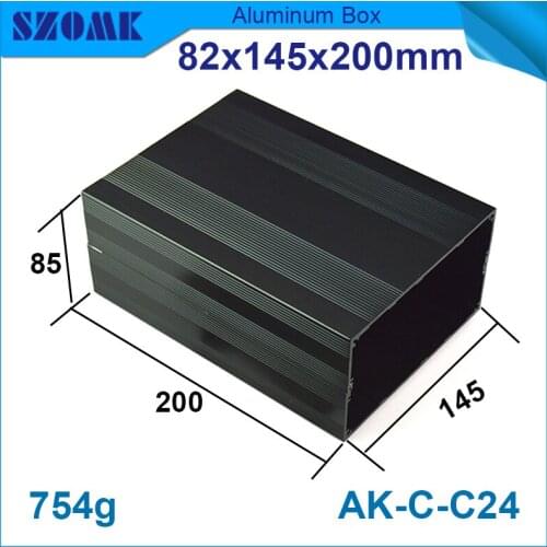 10 pcs/lot LED Supply Project Box 76x140mm high quality good sell nice looking aluminum enclosures diy enclosure