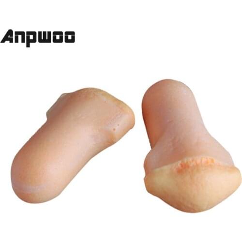 ANPWOO 5/10 Pairs Foam Earplugs Snore Sleep Hearing Protections Ear Protector Travel Sleep Noise Reduction Earplugs Earmuff