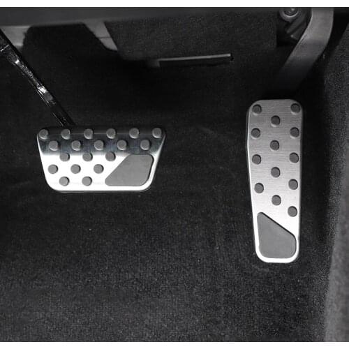 For Dodge Challenger Charger Stainless Car Accelerator Gas Brake Pedal Clutch Pedals Cover For Chrysler 300/300C Accessories