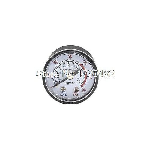 Air Compressor Fittings 10mm Dia Thread 12 Bar Pressure Tester Gauge