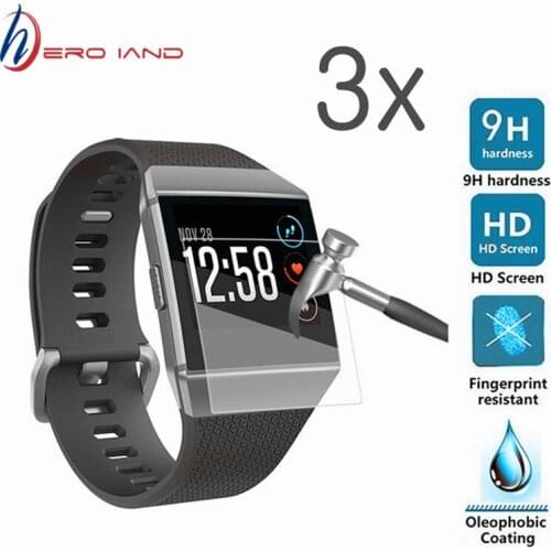 Hero Iand 3PC/Lot Screen Protector Guard Film Anti-scratch Waterproof Clarity Explosion-proof Films for Fitbit ionic Smart Watch