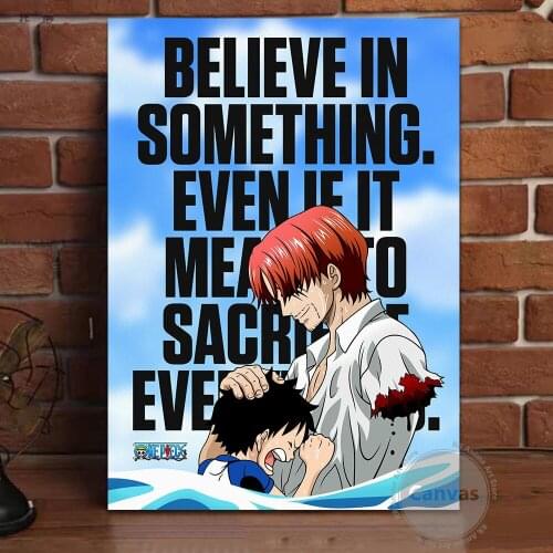 Canvas Anime Luffy Pictures Home Manga Decoration Paintings Poster HD Prints Wall Art Modular Living Room