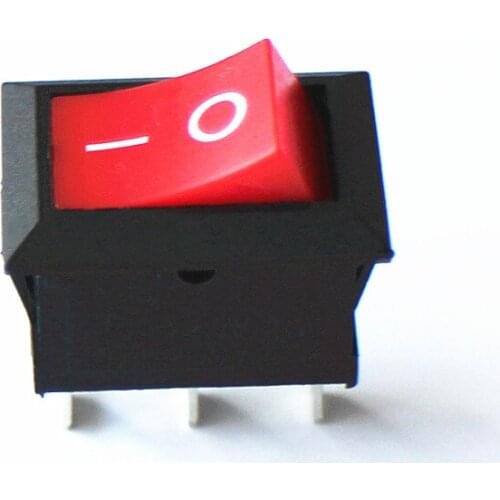 JOYING LIANG KCD-101 Red ON-OFF Rocker Switch 15*21mm 3-foot 6A 250V AV / 10A 125V Electric Small Switches (5pcs/lot)
