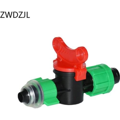 Garden tap irrigation Drip tape 5/8" irrigation water valve 5/8 hose Mini Valve waterstop connectors O-ring barb adapter 15pcs
