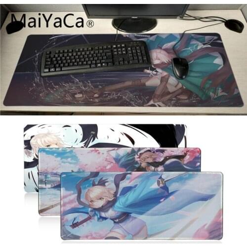 Maiyaca KOHA-ACE EX Okita Souji Anime Girls mouse pad gamer play mats Gaming Mouse Pad Gamer Game Mouse pad Anime Mousepad mat