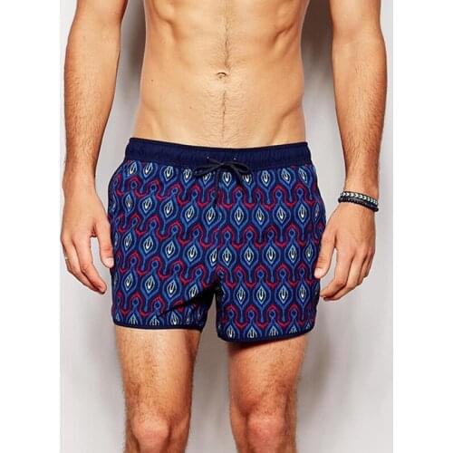 Men beach board shorts with mesh lining men sexy swimwear 2021 men swim trunks sports gym bermuda shorts men surf bathing suit