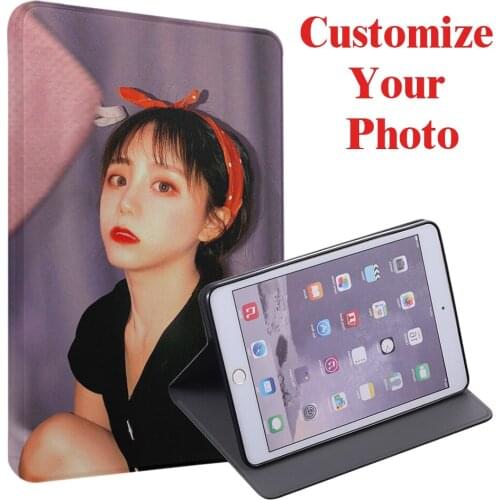 Personalized Cover Soft Back Case For iPad Air 1/2 New iPad 9.7 Stand Cover For iPad 234 Pro10.5 mini 12345 Auto Wake Customize