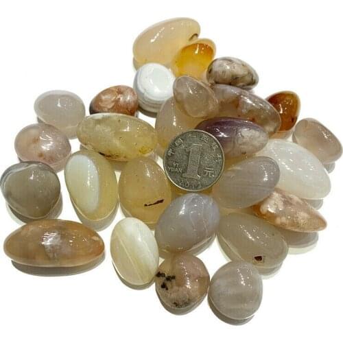 Wholesale 100g 2 Size Irregular Natural Agate Quartz Crystal Gravel Stone Rock Specimen Natural Stone Crystal