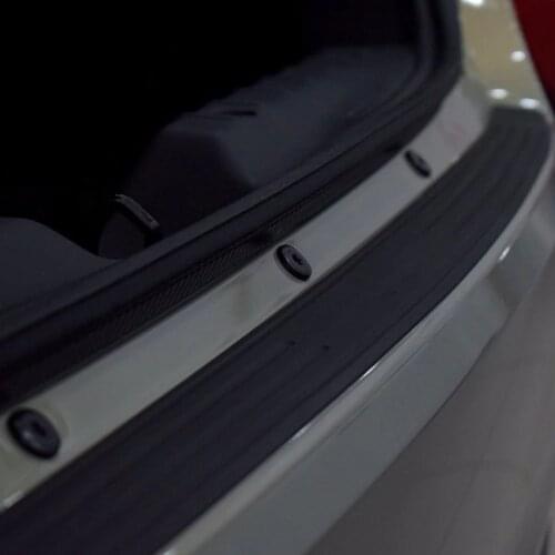 Rear Bumper Scuff Protective Sill Protector Rubber Cover For LADA VESTA sedan universal SW Cross