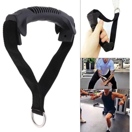 Resistance Band Handle Fitness Musculation D Ring Pull Rope Grips Strength Training Ropes Handles Gym Workout Accessories