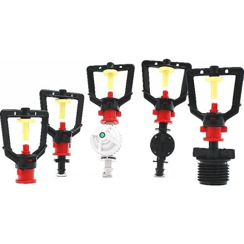 Garden Irrigation Rotating Misting System Hanging Refraction of Micro Nozzle Greenhouse Humidifier With Barb Connector