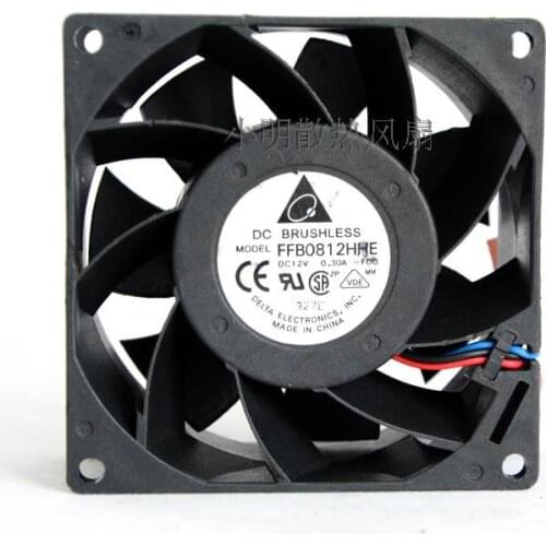 Brand new original FFB0812HHE 12V 0.30A 8CM 8038 Ball Violence Fan